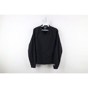Vintage Nike Womens Medium Travis Scott Mini Swoosh Soccer Fleece Sweater Black
